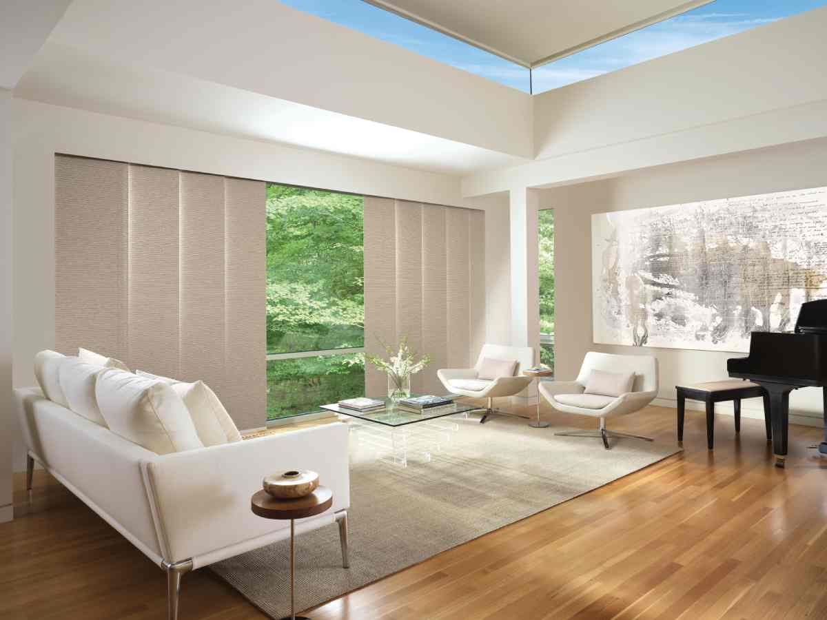 Hunter Douglas Skyline® Panel-Track Blinds near Andover, Minnesota at Today's Window Fashions near Andover, MN